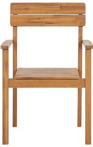 Set 2 ks záhradných stoličiek Fernanda (svetlé akáciové drevo). Vlastná spoľahlivá doprava až k Vám domov. 1078985