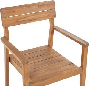 Set 2 ks záhradných stoličiek Fernanda (svetlé akáciové drevo). Vlastná spoľahlivá doprava až k Vám domov. 1078985
