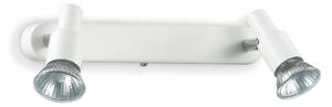Ideal Lux 142081 nástenné bodové svietidlo trakmi 2x50W | GU10 - biele