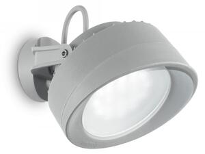 Ideal Lux 145327 vonkajšia nástenná reflektorová lampa Tommy 1x10W | GX53 | IP66 - šedá