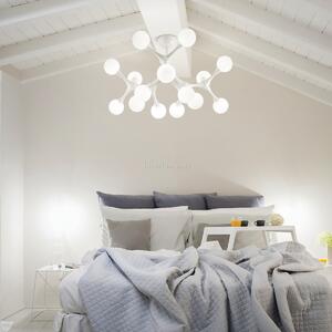 Ideal Lux 149622 prisadené stropné svietidlo Nodino 9x15W | G9 - biele