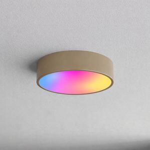 Brilagi - LED RGBW stmievateľné stropné svietidlo CLARE 2xE27/9W/230V Wi-Fi béžová