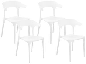 Set 4 ks jedálenských stoličiek Gerry (biela). Vlastná spoľahlivá doprava až k Vám domov. 1079155