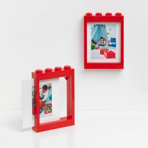 Červený rámček na fotku LEGO®, 19,3 x 26,8 cm