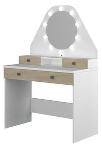 Toaletný stolík STARLET dub/biela