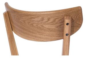 Jedálenská stolička z dubového dreva so šedým sedákom Arch - Essentials