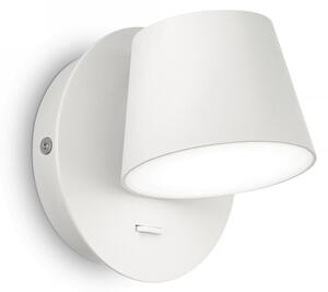 Ideal Lux 167152 LED nástenné svietidlo Gim Bianco 1x6W | 3000K - biele