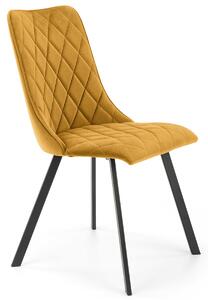 Jedálenská stolička K450 - horčicová / čierna