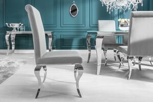 Dizajnová stolička Rococo šedá