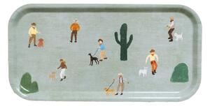 Servírovací podnos Cowboys and Dogs 43 × 22 cm