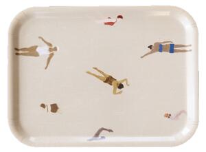 Servírovací podnos Swimmers Sand 27 × 20 cm