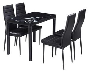Jedálenský stôl Damar - čierna