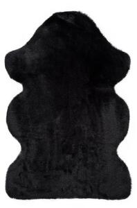 Čierny koberec Universal Fox Liso, 60 x 90 cm