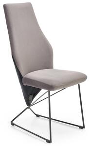 Jedálenská stolička K485 - sivá / čierna