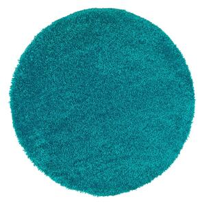 Modrý koberec Universal Aqua Liso, ø 80 cm