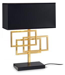 Ideal Lux 201115 stolná lampička Luxury 1x60W|E27 - černá, zlatá