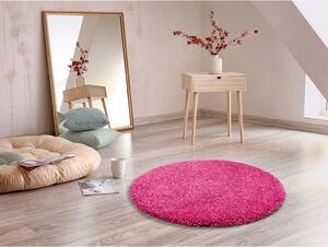 Ružový koberec Universal Aqua Liso, ø 100 cm