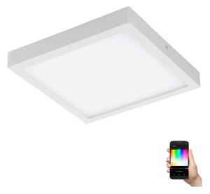 Eglo 33209 - LED RGBW stmievateľné stropné svietidlo FUEVA-C LED/21W/230V 30x30 cm biela