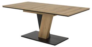 Jedálenský stôl LICY T dub evoke/čierna