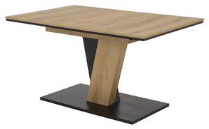Jedálenský stôl LICY T dub evoke/čierna