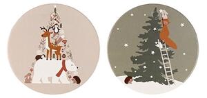 Vianočné menovky na darčeky Winter Spirits – 6 ks
