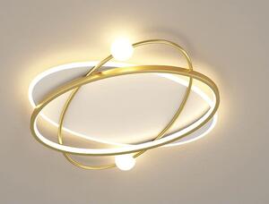 Toolight, LED stropné svietidlo + diaľkové ovládanie APP1059-C, biela-zlatá, OSW-08885