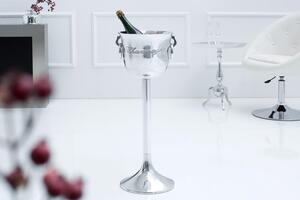 Dizajnový chladič šampanského Champagne 75 cm / strieborná