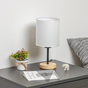 Brilagi - Stolná lampa NUBILA WOOD 1xE27/25W/230V dub/biela