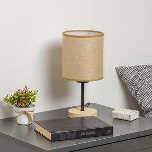 Brilagi - Stolná lampa NUBILA WOOD 1xE27/25W/230V dub/svetlohnedá