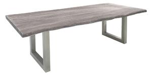 Luxusný jedálenský stôl z masívu Massive 200 cm / akácia -sivá