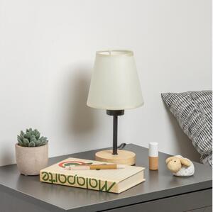 Brilagi - Stolná lampa NUBILA WOOD 1xE27/25W/230V dub/krémová