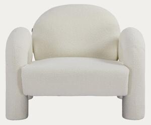 Kreslo SEDIA TEDDY BOUCLÉ krémové 778131