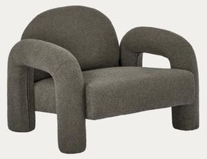 Kreslo SEDIA TEDDY BOUCLÉ hnedé 778155