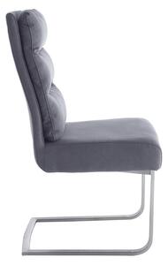 Jedálenská stolička Frank vintage sivá