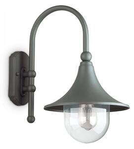Ideal Lux 246819 záhradná nástenná lampa Cima 1x60W | E27 | IP43 - antracit