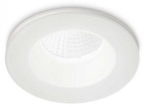 Ideal Lux 252025 LED zápustné bodové svietidlo Room-65 1x8W | 800lm | 3000K | IP65 - biela
