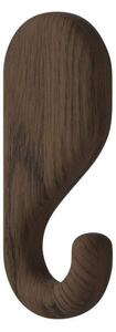 Bolia Nástenný vešiak Nob 11.5 cm, dark oiled oak