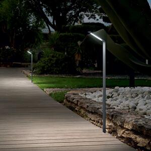 Ideal Lux 254388 LED záhradný stĺpik Agos small 1x6,5W | 600lm | 3000K | IP54 - antracit
