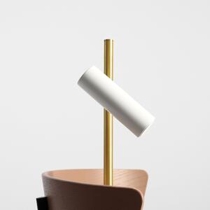 Aldex TREVO WHITE BRASS | Dizajnová stolná lampa