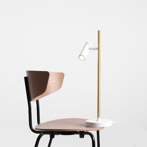 Aldex TREVO WHITE BRASS | Dizajnová stolná lampa