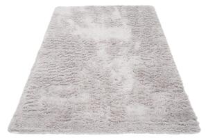 TA Koberec LIGHT GREY LIGHT GREY SILK Sivý Obdĺžnikový Rozmer: 80x150 cm