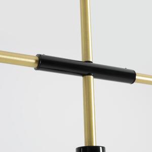 Aldex TREVO 7 BLACK BRASS | Rozľahlá lampa so siedmimi svetelnými zdrojmi