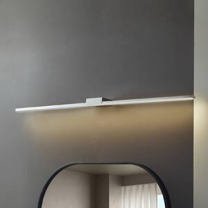 Zrkadlová lampa Lucande LED Kivana, chróm, kov, 120 cm, IP44