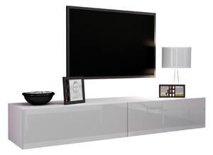 TV stolík/skrinka Zylia 180 (šedý + šedý lesk). Vlastná spoľahlivá doprava až k Vám domov. 1053753