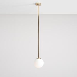 Aldex PINNE GOLD | Jednoduchá stropná lampa v zlatom prevedení Veľkosť: S