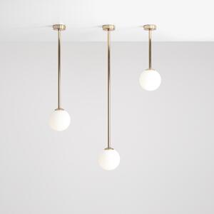 Aldex PINNE GOLD | Jednoduchá stropná lampa v zlatom prevedení Veľkosť: M