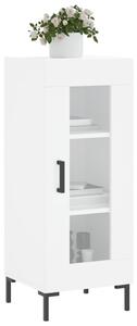 Komoda biela 34,5x34x90 cm spracované drevo