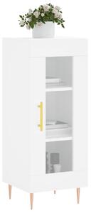 Komoda biela 34,5x34x90 cm spracované drevo