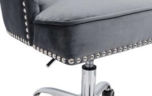 Kancelárska stolička Jett sivo-strieborná