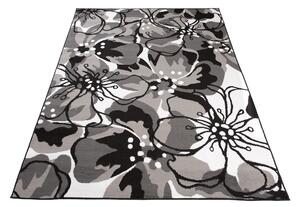 TA Koberec Z907D BLACK MAYA PP EYM Sivý Obdĺžnikový Rozmer: 200x200 cm